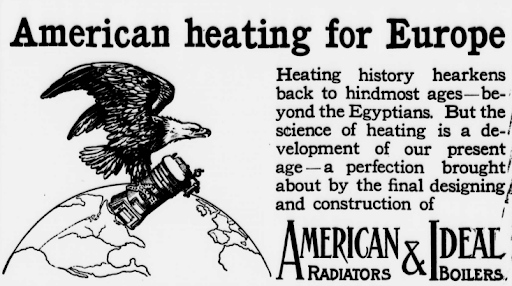 American cast iron radiator manufacturer advertising