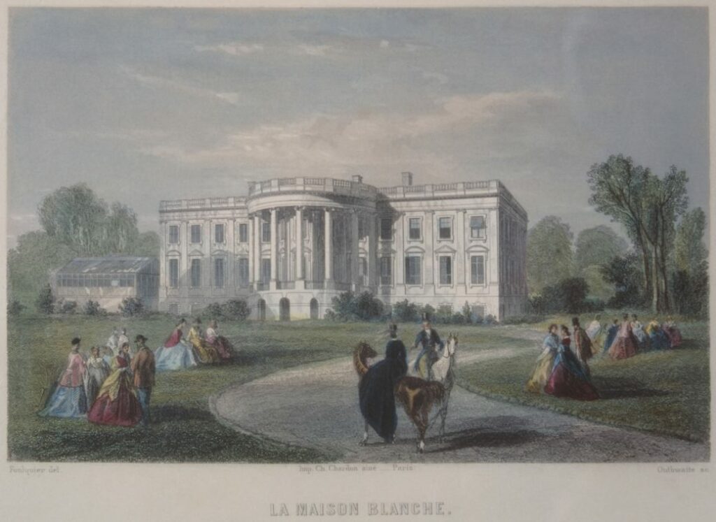 The White House South Grounds 1860